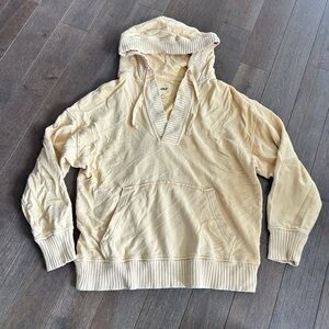 Aerie yellow oversized hoodie size medium
